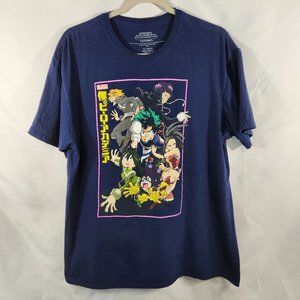 FUNimation My Hero Academia Men's XL 46-48 Short Sleeve Tee 100% Cotton (K-28)
